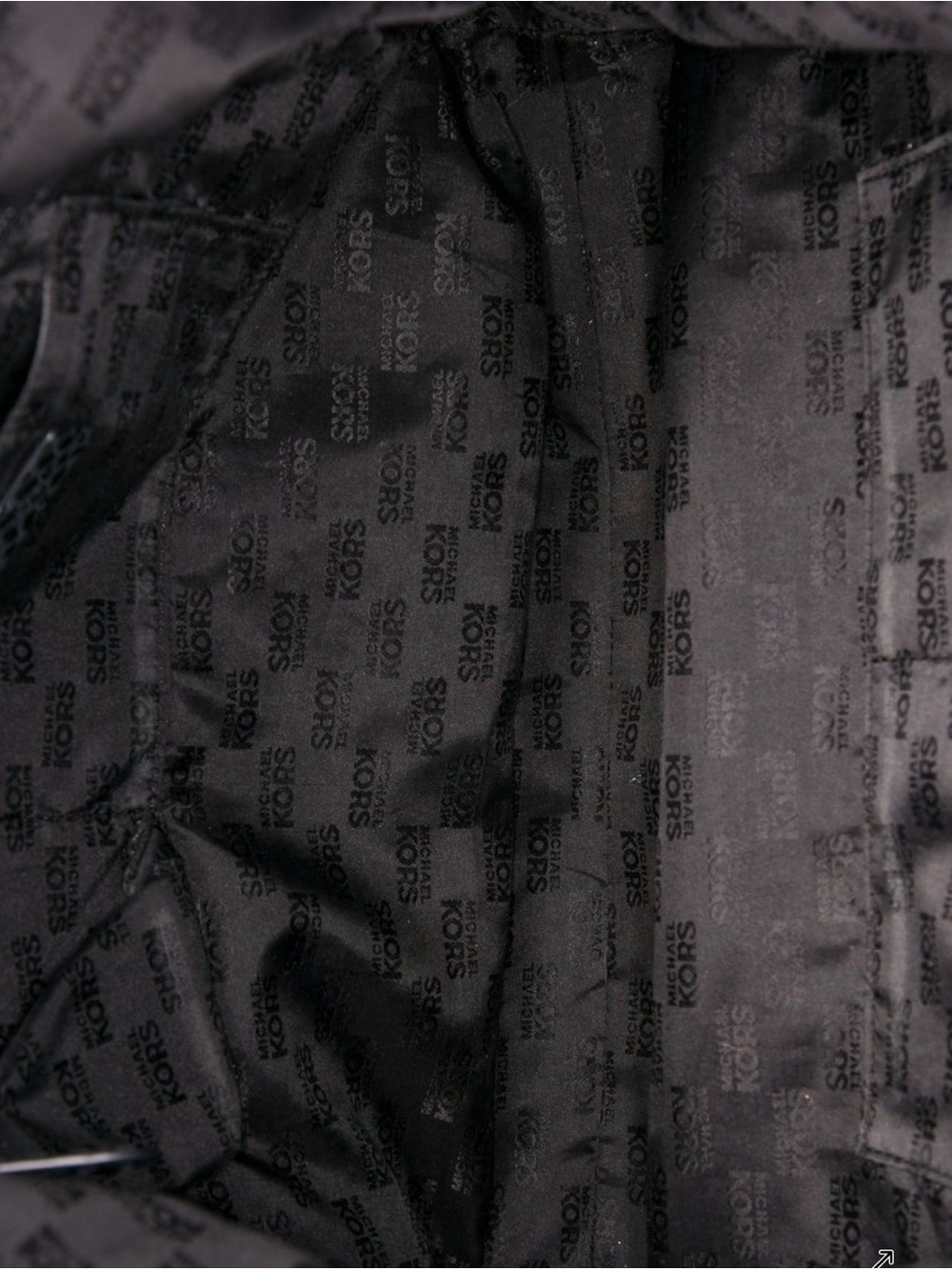 Michael Kors Large Black Croc Snakeskin Python Tote Bag EUC $398 - Picture 3 of 5